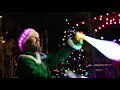 Inspyral Elf Performs Glow Juggling at Gathering Place