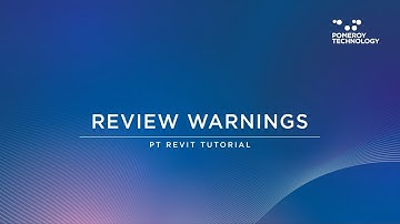 PT Revit Tutorial: Review Warnings in Revit