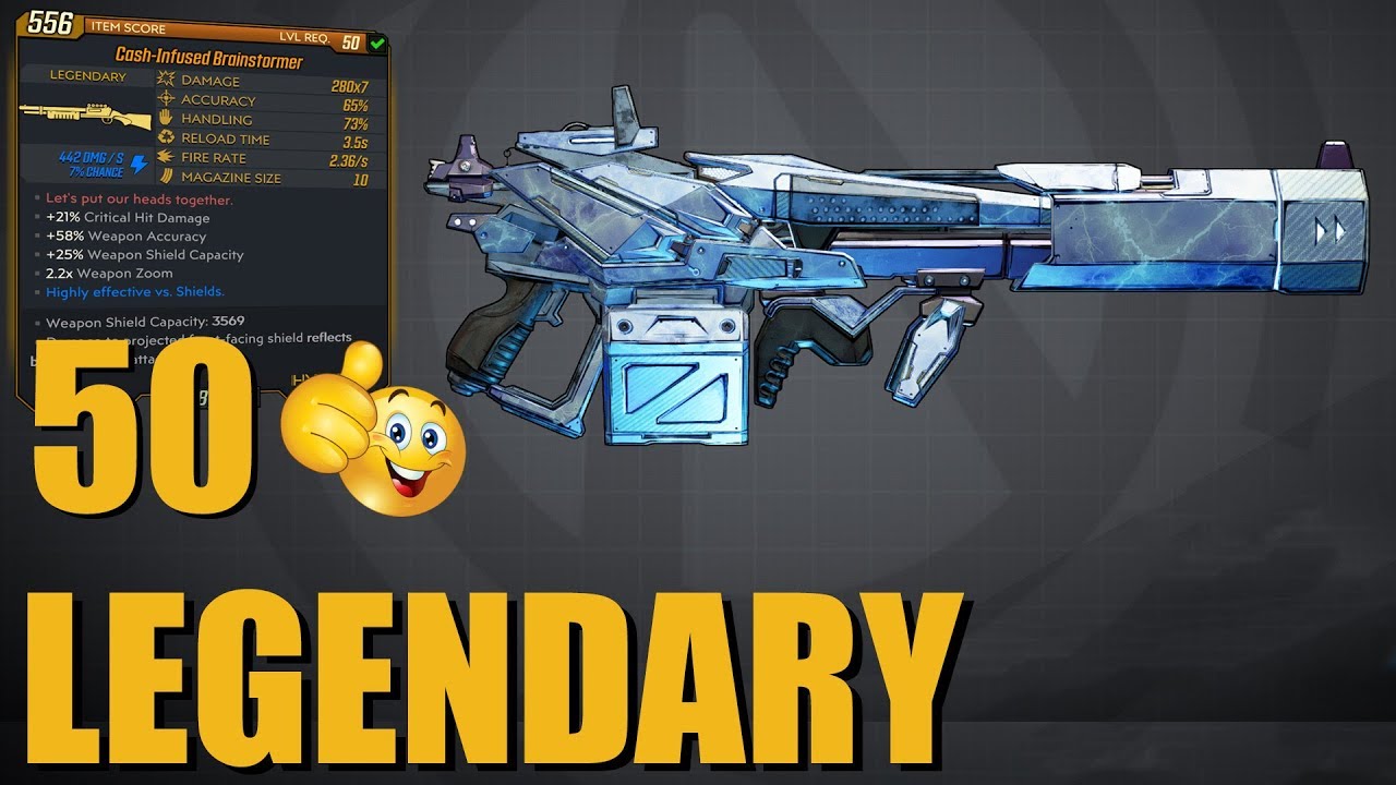 Borderlands 3 LEGENDARY [50] - BRAINSTORMER SHOTGUN