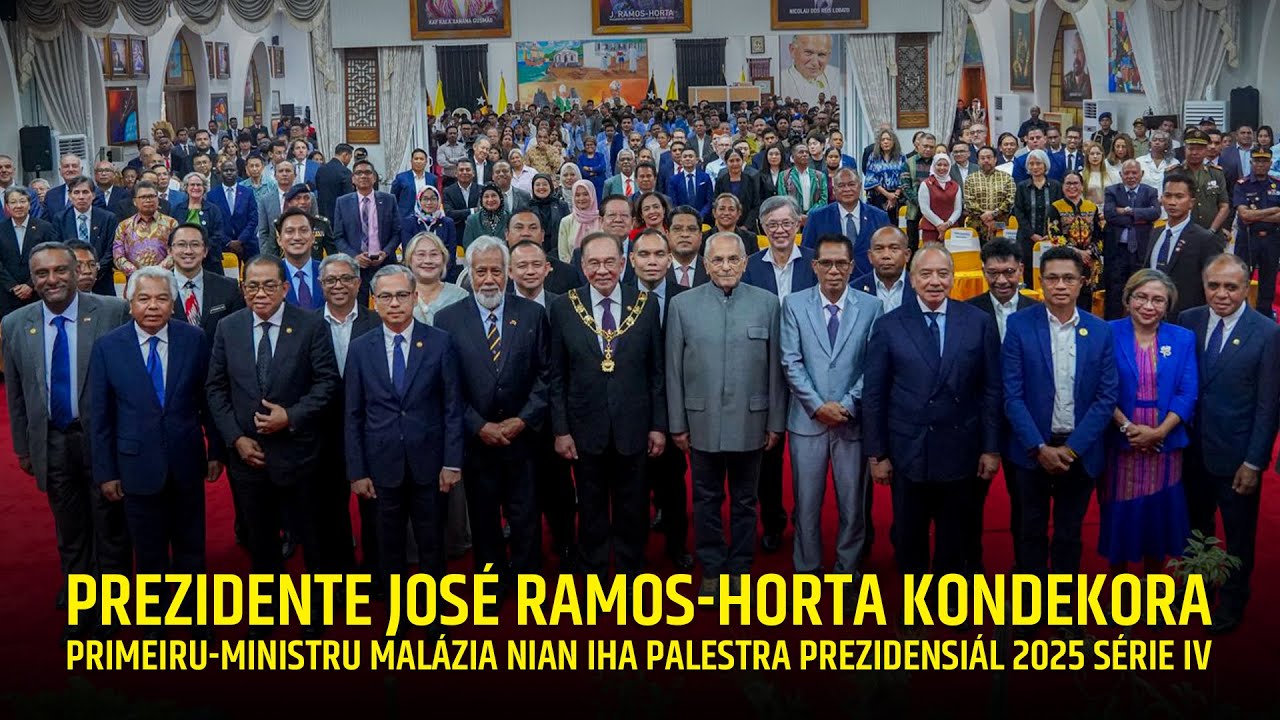 PREZIDENTE JOSÉ RAMOS-HORTA KONDEKORA PRIMEIRU MINISTRU MALÁZIA NIAN IHA PALESTRA PREZIDENSIÁL