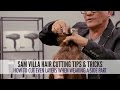 How To Cut Even Layers When You Wear a Deep Side Part or Side Sweeping Fringe