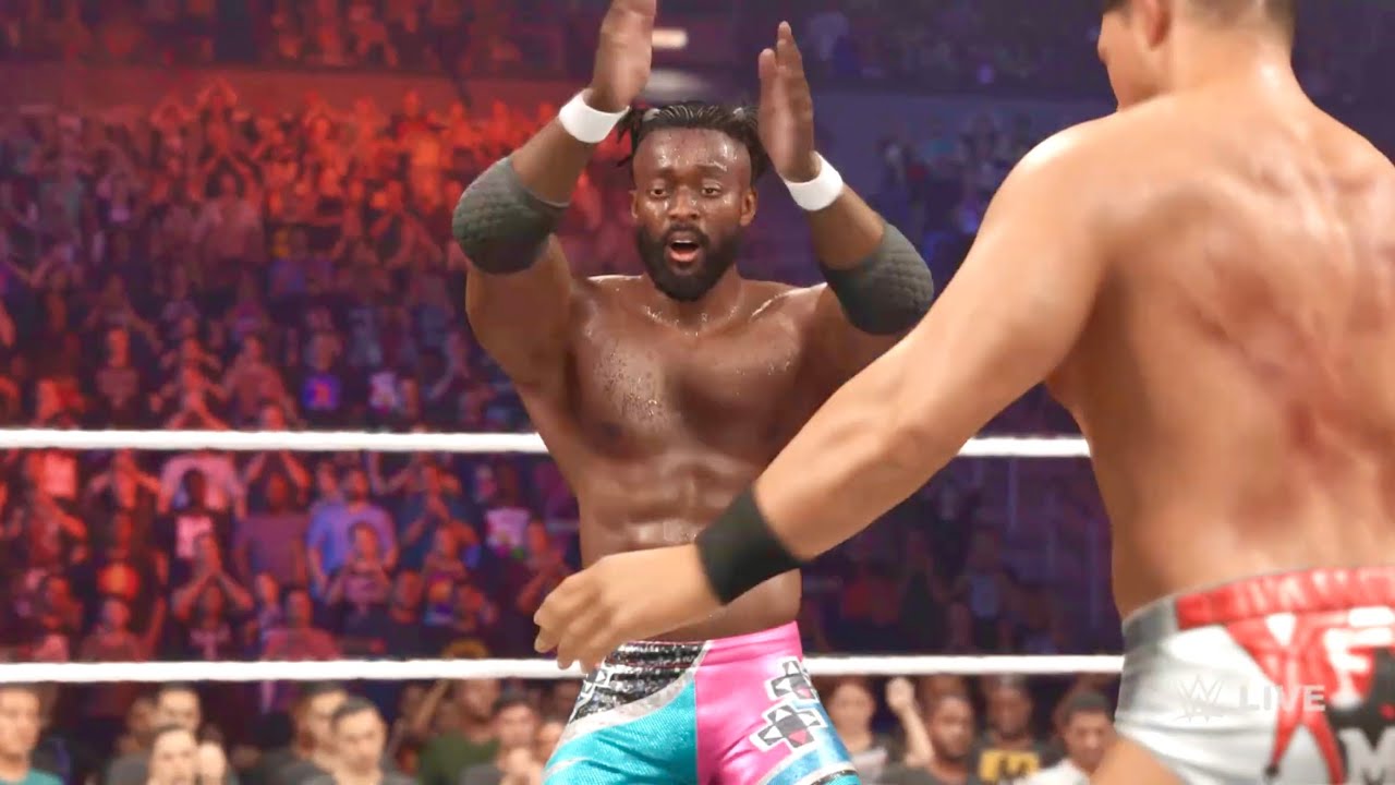 Kofi Kingston Vs. The Miz: WWE Intercontinental Championship Title Match - WWE 2K25 PS5