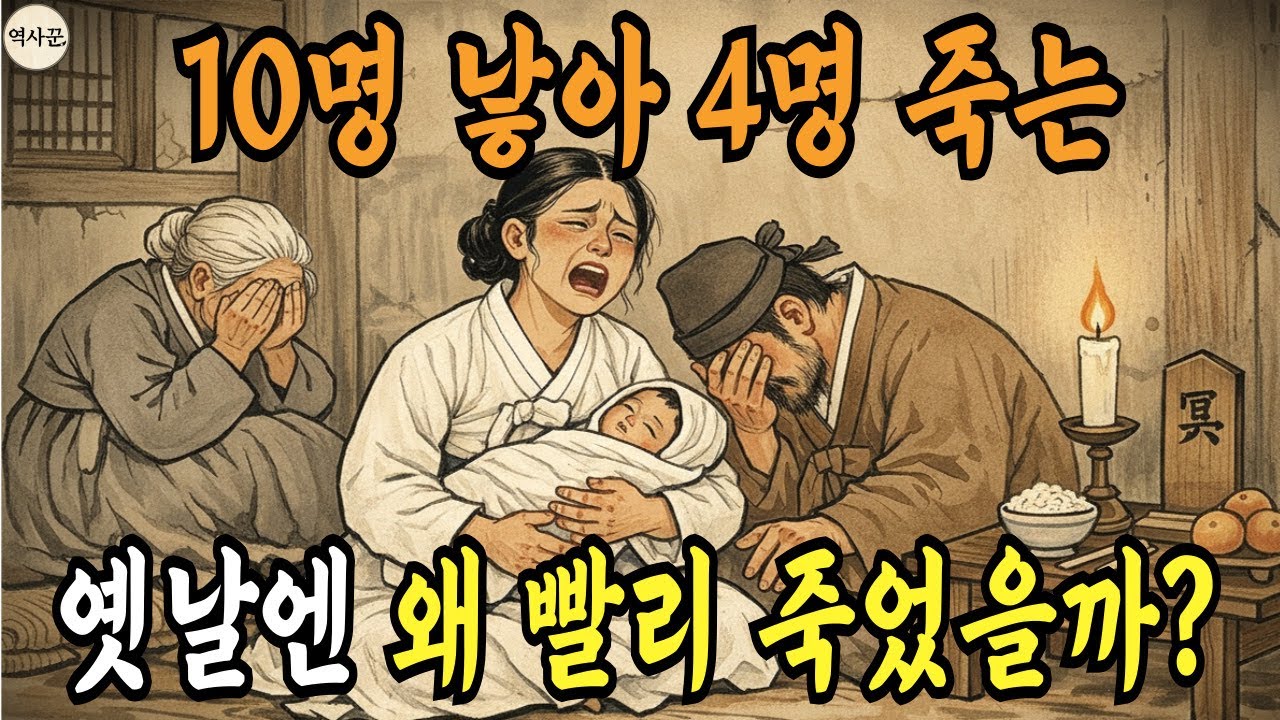 [한국사] 평균수명 35세, 10명 낳아 4명은 묻었다. 옛날 사람들은 왜 빨리 죽었을까? | 정사 | 야사