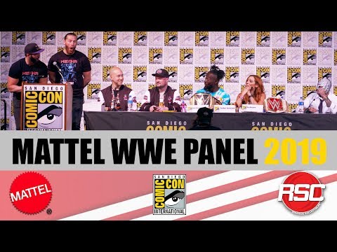 MATTEL WWE FULL PANEL - SDCC 2019 BECKY LYNCH, KOFI, REY MYSTERIO, RYDER AND HAWKINS