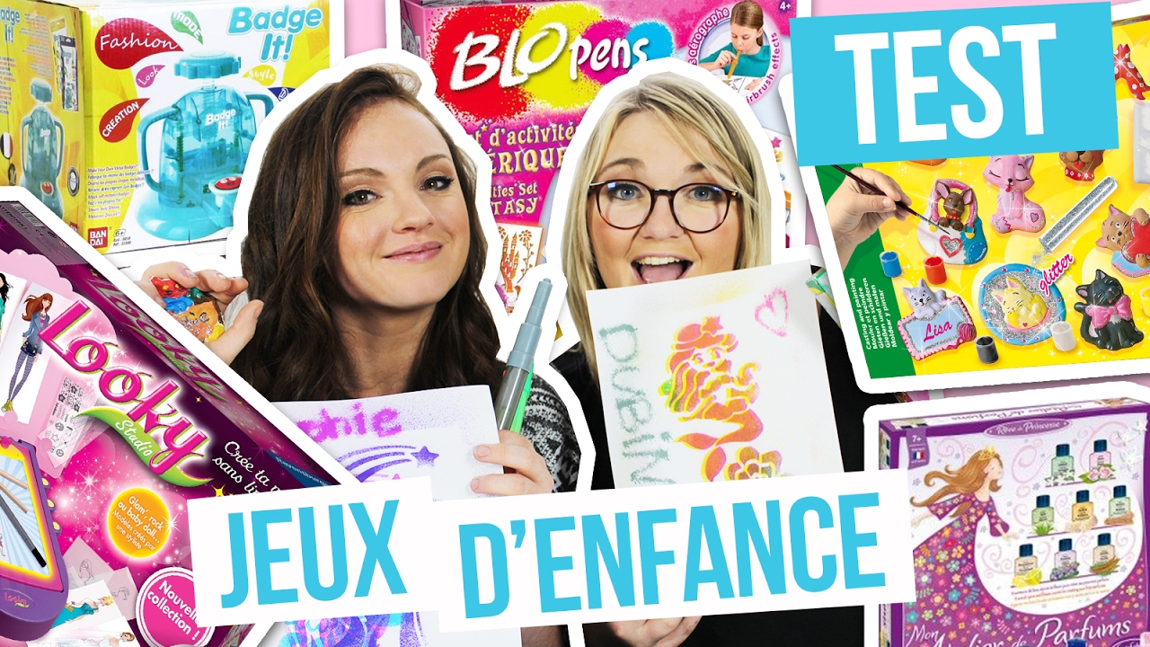 ON TESTE LES JEUX CRÉATIFS DE NOTRE ENFANCE ! avec Sophie Riche et Lola Dubini