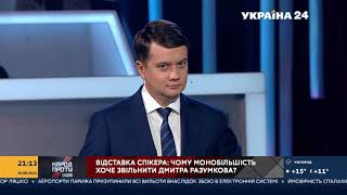 Дмитрий Разумков о вероятности лишить его депутатского мандата