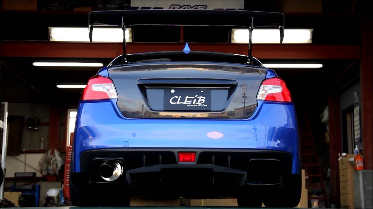 WRX STI CLEIB（クレイブ）オリジナルマフラー音量動画 - YouTube