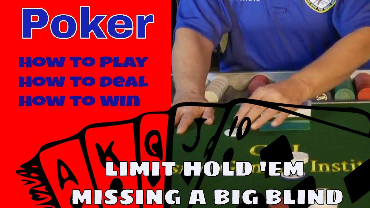 Professional Poker Training for Beginners [Step 26 of 34] How to Deal LIMIT HE Player Missed