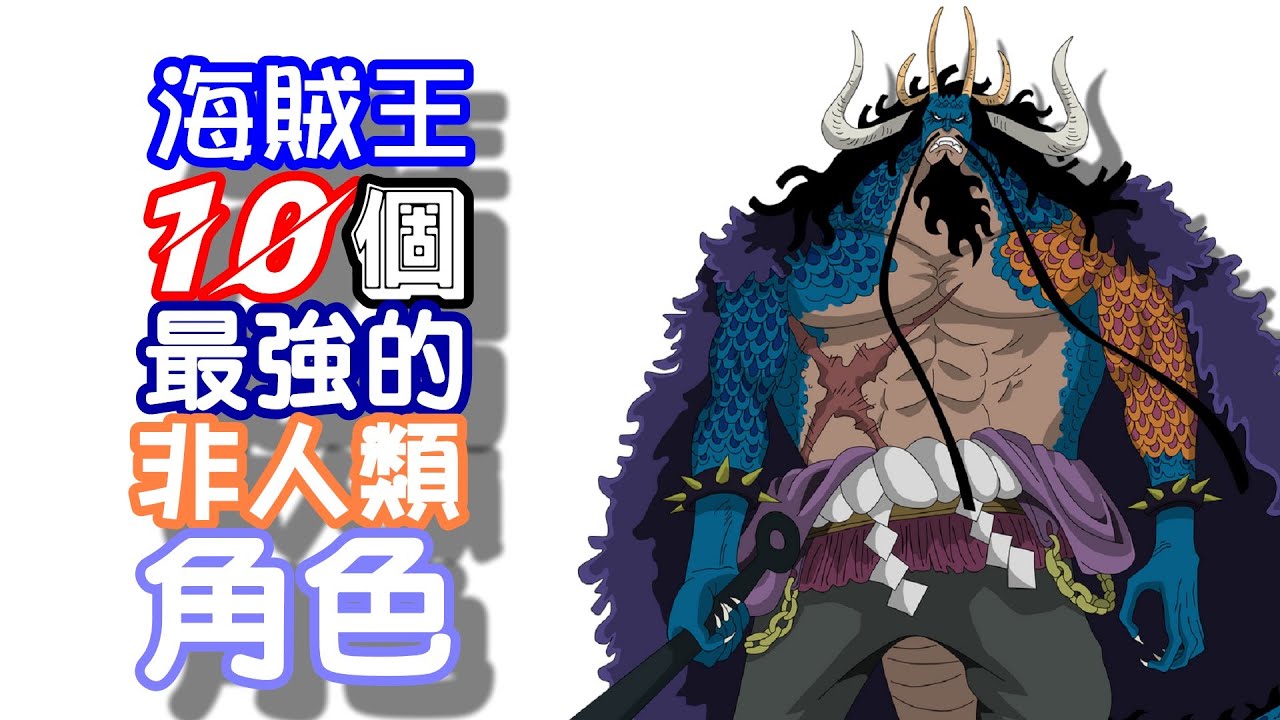 海賊王 海賊王10個最強的非人類角色 Youtube