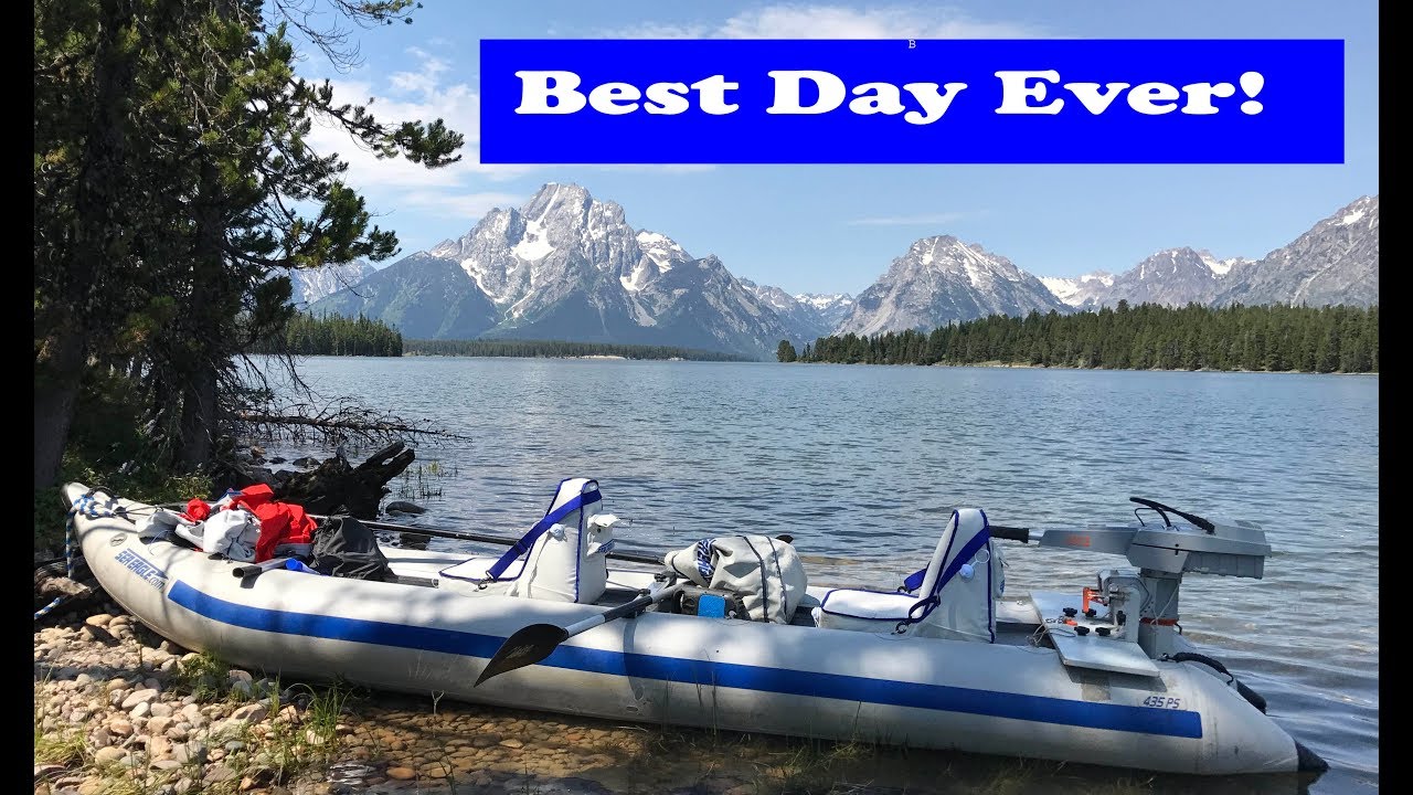 Sea Eagle Paddleski and Torqeedo Motor Best Day Ever in the Grand Tetons