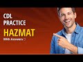 CDL HazMat Practice Test 2026 Set 1 | 5 Questions With Answers