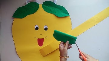 How to make mango costume #fruit fancy dress competition #diy fancy dress #National fruit of India