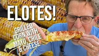 Creamy Grilled Corn With Chile Cheese