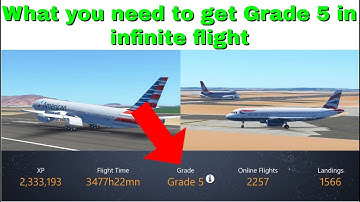 What you need to get grade 5 in infinite flight