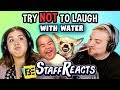 Try to Watch This Without Laughing or Grinning WITH WATER! #6 (ft. FBE Staff)