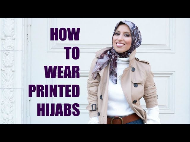 How to Wear Different Patterned & Coloured Hijab