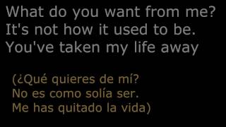 What Do You Want From Me - Monaco (Lyrics &amp; Sub Español)