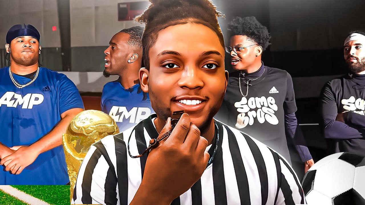 DUKE & DONTAI GOT INTO IT 👀 AMP vs SOMEBROS ⚽️