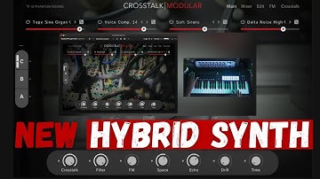 Crosstalk Modular Hybrid Synth Review & Sound Demo | Next-Gen Analog-Digital Fusion