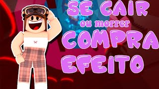 SE CAIR COMPRA UM EFEITO!!?| Roblox Tower Of Hell