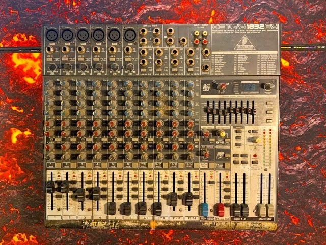 Cleaning An Old & Very Dirty Behringer XENYX 1832 FX Mixer Part
