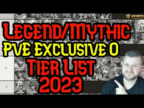 2023 PvE Tier List PvE/Mythic Exclusive 0  - Infinite Magicraid