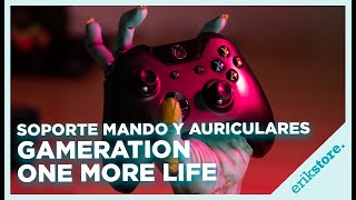 Soporte Mando y Auriculares Gameration One More Life Erik Editores