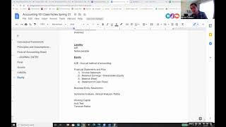 Financial Accounting 101 Final Review Spring '21