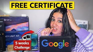 Famous 🚨4 days left 🚨Google FREE Certificate & Challenge for College students  Wealth