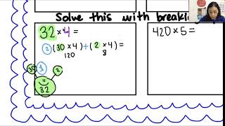 Breaking Apart for multiplication