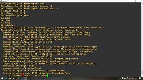CCNA - Inter-VLAN Routing using a Multi-Layer Switch