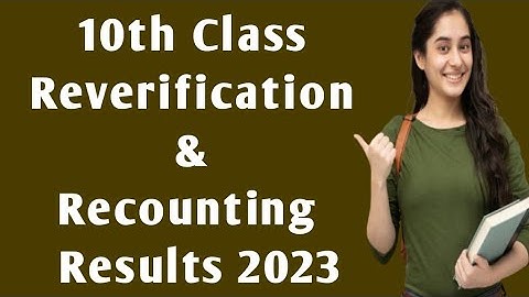 AP 10th class reverification  result 2023|10th recounting result 2023|10th class reverification 2023