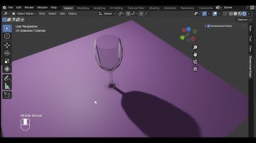 Tutorial basic 3D blender pemula | membuat gelas (1)