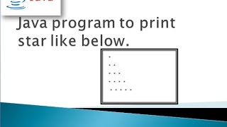 star pattern program in java screenshot 3