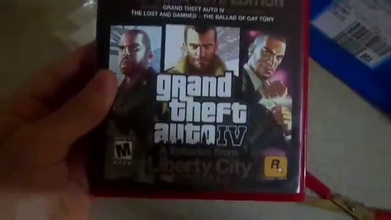 Unboxing Grand Theft Auto IV Complete Edition (PS3) - YouTube