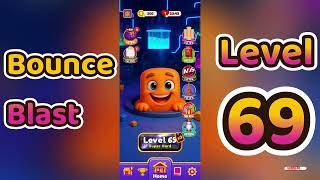Bounce Blast Level 69 Walkthrough 🧩💥 | Satisfying Bounce Puzzle Game | Mini Boss