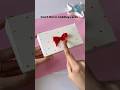 DIY cute Gift box using wedding card sheets