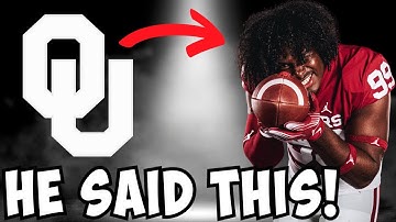 ELITE Defensive Line Commit has MESSAGE You WANT to Hear! | OU Football