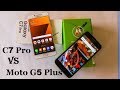 Moto G5 Plus Vs Samsung Galaxy C7 Pro Speed Test, Camera Test, Browsing Test and Comparison