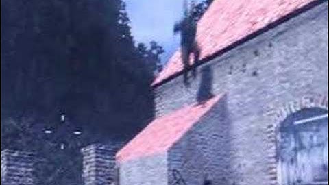 Roof glitch in Les Ormes in COD3