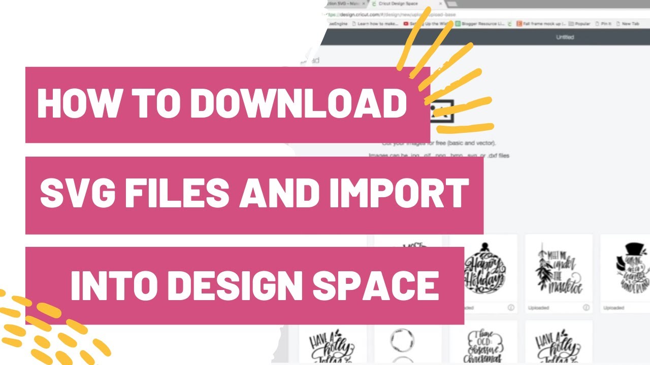 Download How To Download Svg Files And Import Into Cricut Design Space Youtube