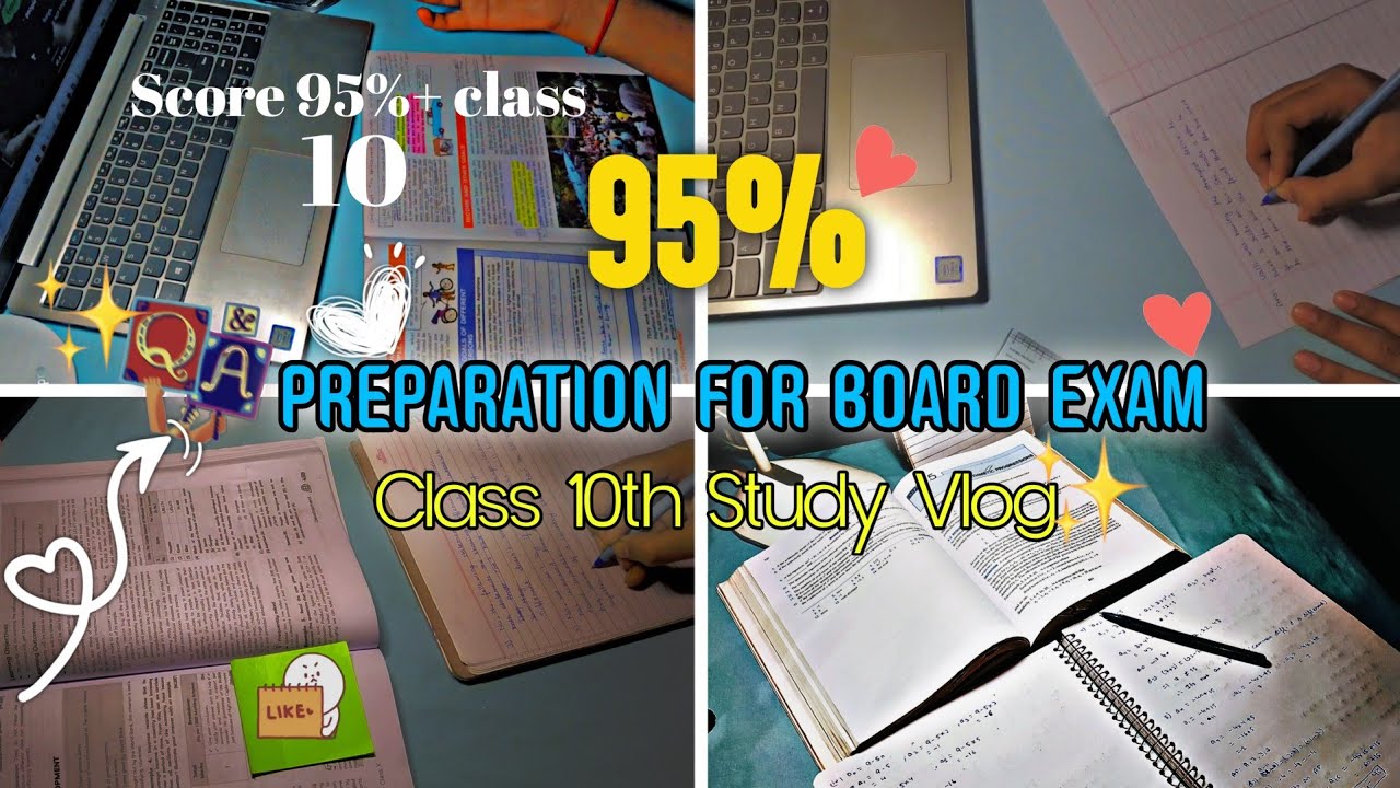 8 Hour Study Vlog Class 10 | 10th Grader Study Vlog | CBSE 10th Student ...