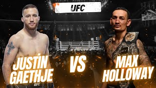 Max Holloway Knocked Out Justin Gaethje in the Very Last Second of the Final Round, Leaving Him Out