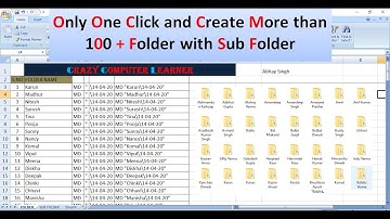 Only One click and create more than 100 + folder  | how to create multiple folder at once