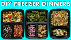 Freezer Meals! Healthy Meal Prep - Freezer Dinners! - Mind Over Munch