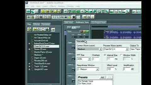 Jason Levine How to Add Vocoder FX in Audition 1.5