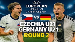Czechia U21 vs Germany U21 | UEFA European Under-21 Championship | Match & Highlights | Predictions