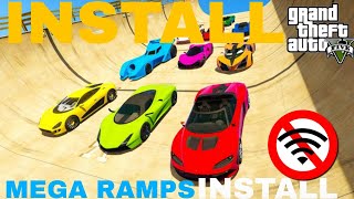 HOW TO INSTALL MEGA RAMPS IN GTA 5 || RAMPS KESE INSTALL KARE GTA V ME || HOW TO INSTAL OTHER MAPS