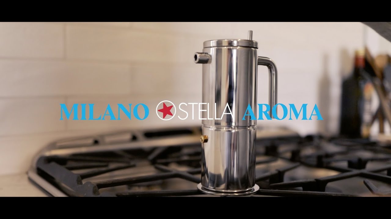 GROSCHE - The MILANO Stainless Steel Moka Pot is a classic and