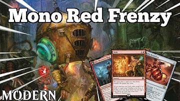 EXPERIMENTAL BREW Whips Up a Storm! | Mono Red Frenzy | Modern | MTGO